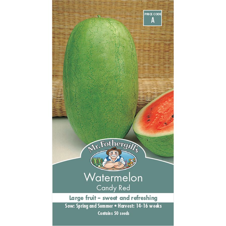 Mr Fothergill Watermelon Seeds - Candy Red - 12kg - Sweet - Reliable - SuperSaverAU - view 1