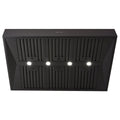 Schweigen 3200m³/h Silent BBQ Rangehood - 1500mm Black Wall Mounted, Single External Motor - CL8915BSEPAK