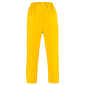 Gripwell Wet Weather Trousers - Elastic Waist - Large - Yellow - PVC - Durable - SuperSaverAU - view 1