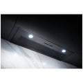 Omega 90cm Undermount Rangehood - Matt Black - Dual 3W LED - Slider Switch Controls - ORU90MB