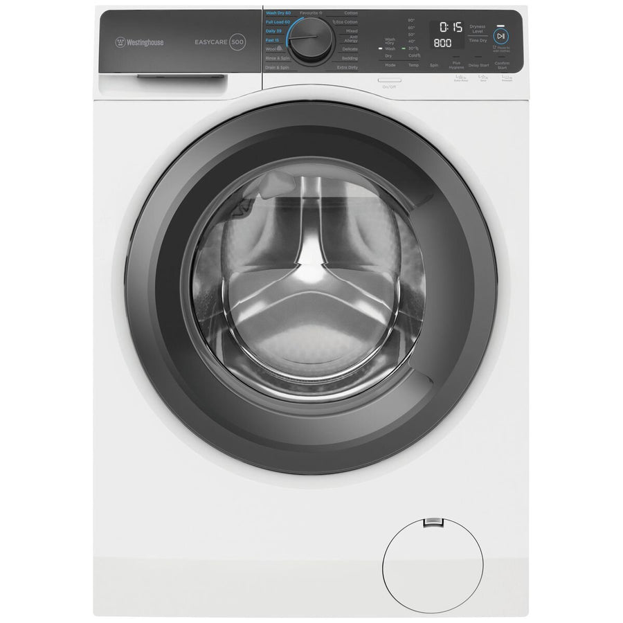Westinghouse EasyCare 500 9kg/5kg Washer Dryer Combo - White, PreMix, Plus Hygiene - WWW9024M5WAS