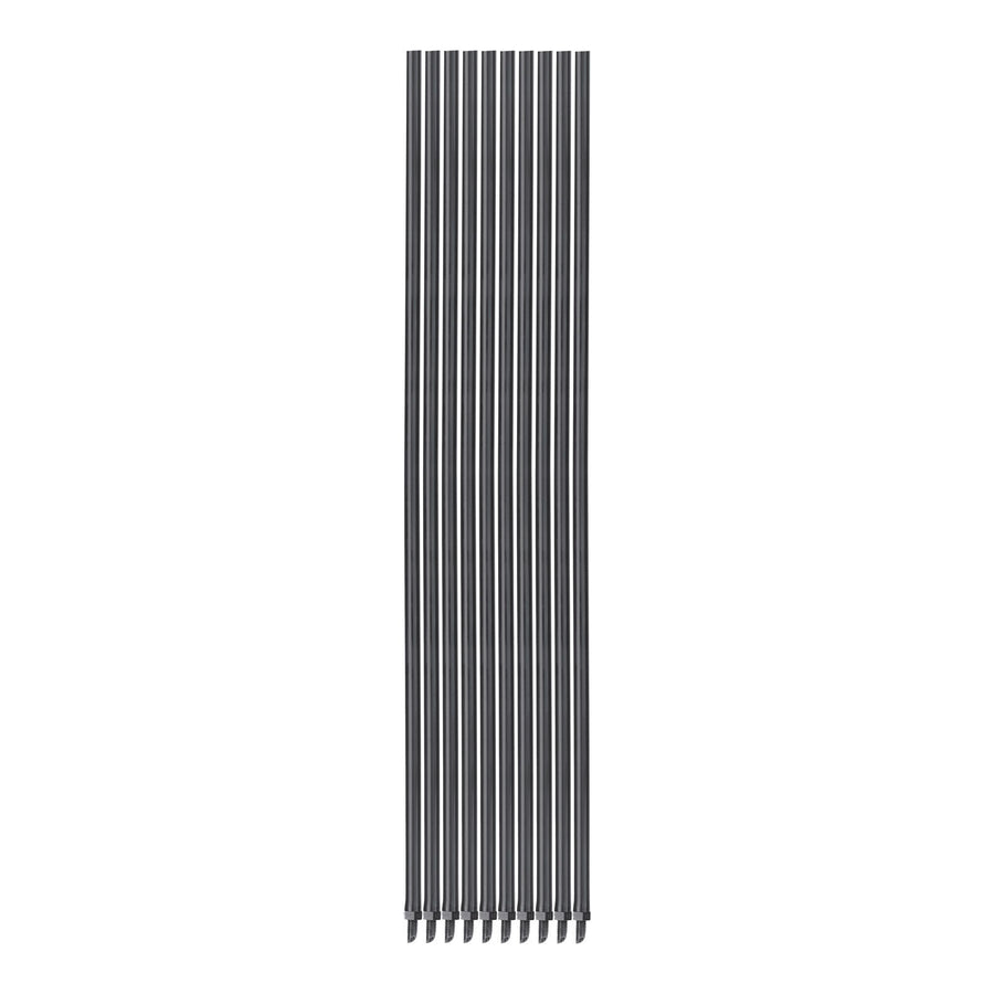 Pope 450mm Rigid Riser with Adaptor - 10 Pack, Black Polypropylene
