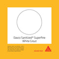 Davco Sanitized Superfine Grout 1.5kg - Bright White - Wall Applications - SuperSaverAU - view 3