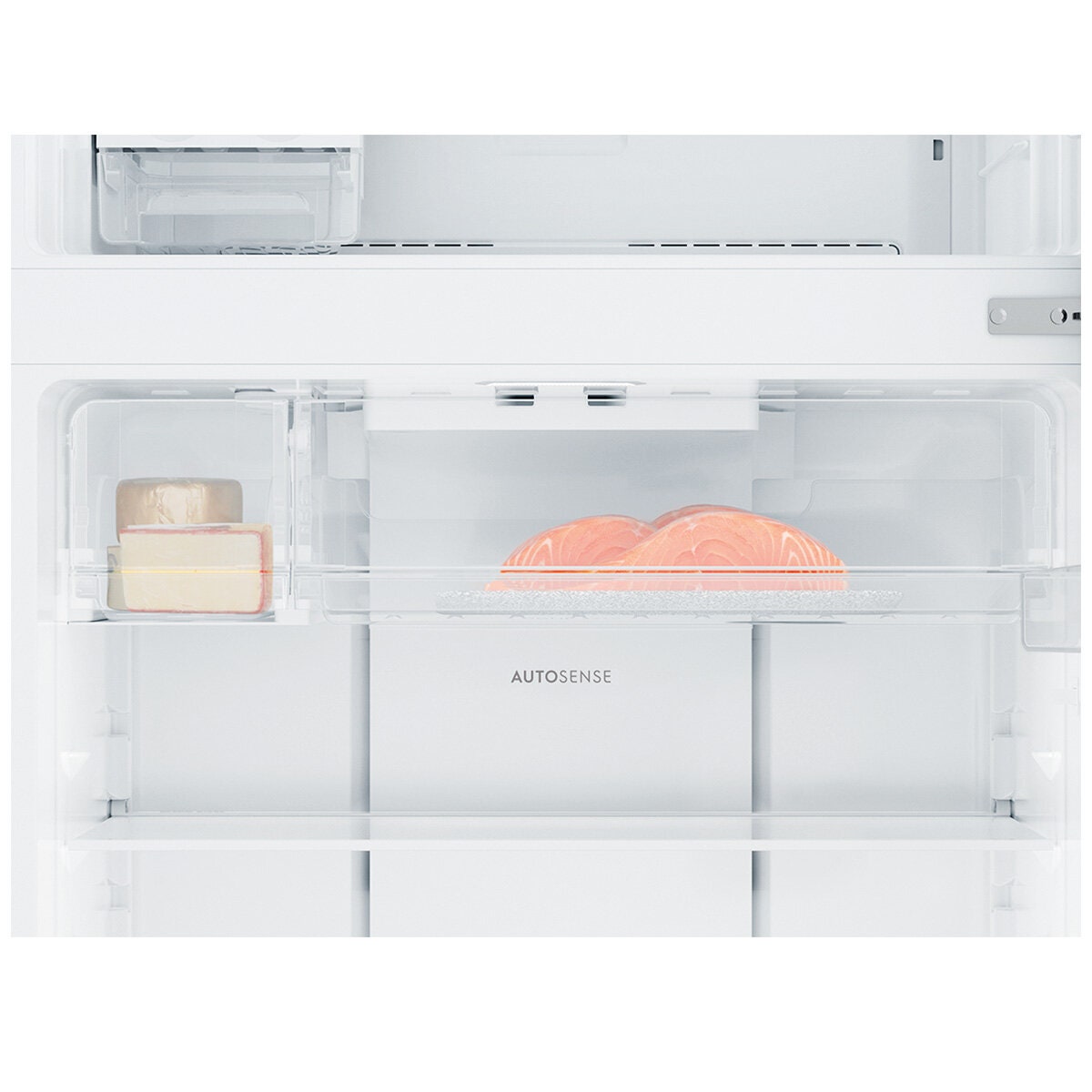 Westinghouse 503L Top Mount Refrigerator - White, Right Hinge, Dual DeliFresh, Frost Free - WTM5002WD-R