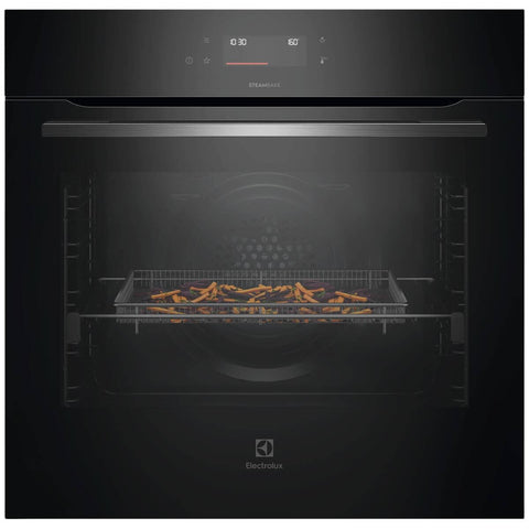 Electrolux 60cm Series 600 Pyrolytic Oven - 80L Dark Stainless Steel - Food Probe and SteamBake - EVEP6616DF