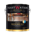 Feast Watson Wet Look Decking Oil 4L - Water Based, UV Resistant, Waterproof Clear Decking Oil