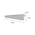 Flexi Storage Home Solutions Double Slot Bracket 170mm Steel White - SuperSaverAU - view 4