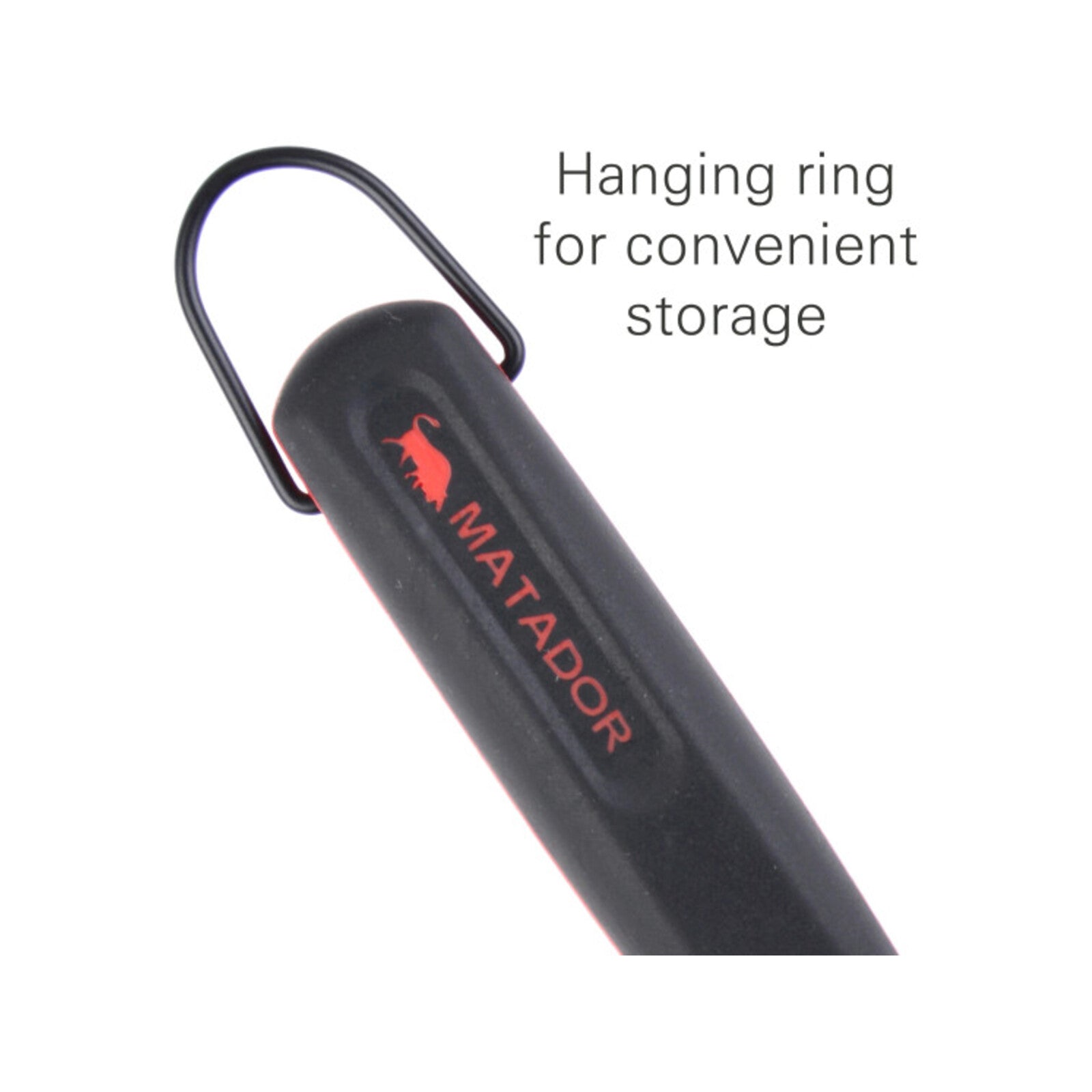 Matador Black Non-Stick BBQ Fork - Stainless Steel, Heat-Resistant TPR Handle