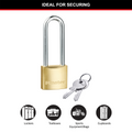 Master Lock Padlock - 30mm - Brass - Cut Resistant - SuperSaverAU - view 5