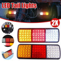 75 LED Tail Lights for Ute, Trailer, Truck and Boat, Pack of 2 (12V)
