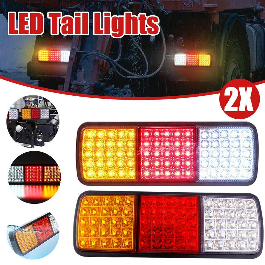 75 LED Tail Lights for Ute, Trailer, Truck and Boat, Pack of 2 (12V)