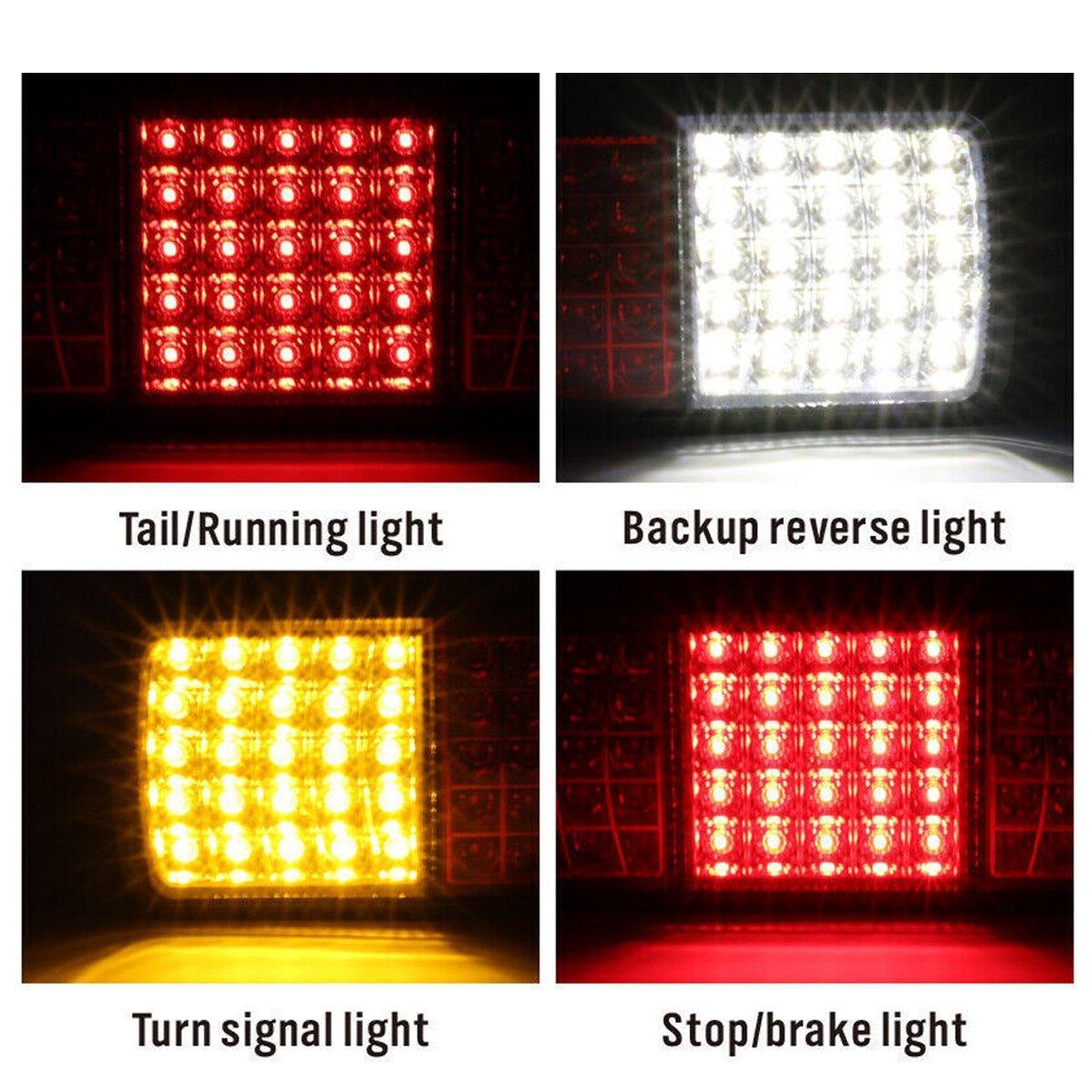 75 LED Tail Lights for Ute, Trailer, Truck and Boat, Pack of 2 (12V) - view 4
