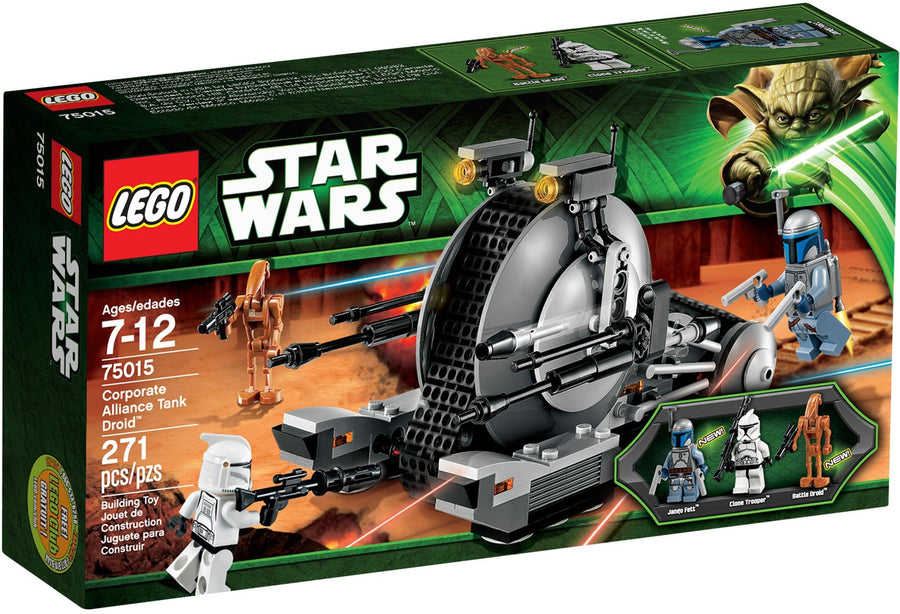 Lego Star Wars 75015 Corporate Alliance Tank Droid- Auzzi Store