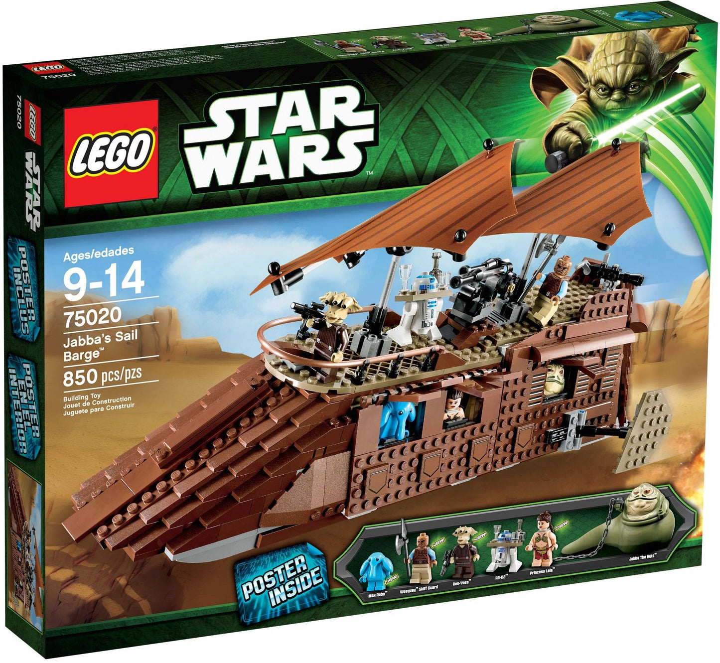 LEGO 75020 Star Wars Jabbas Sail Barge- Auzzi Store