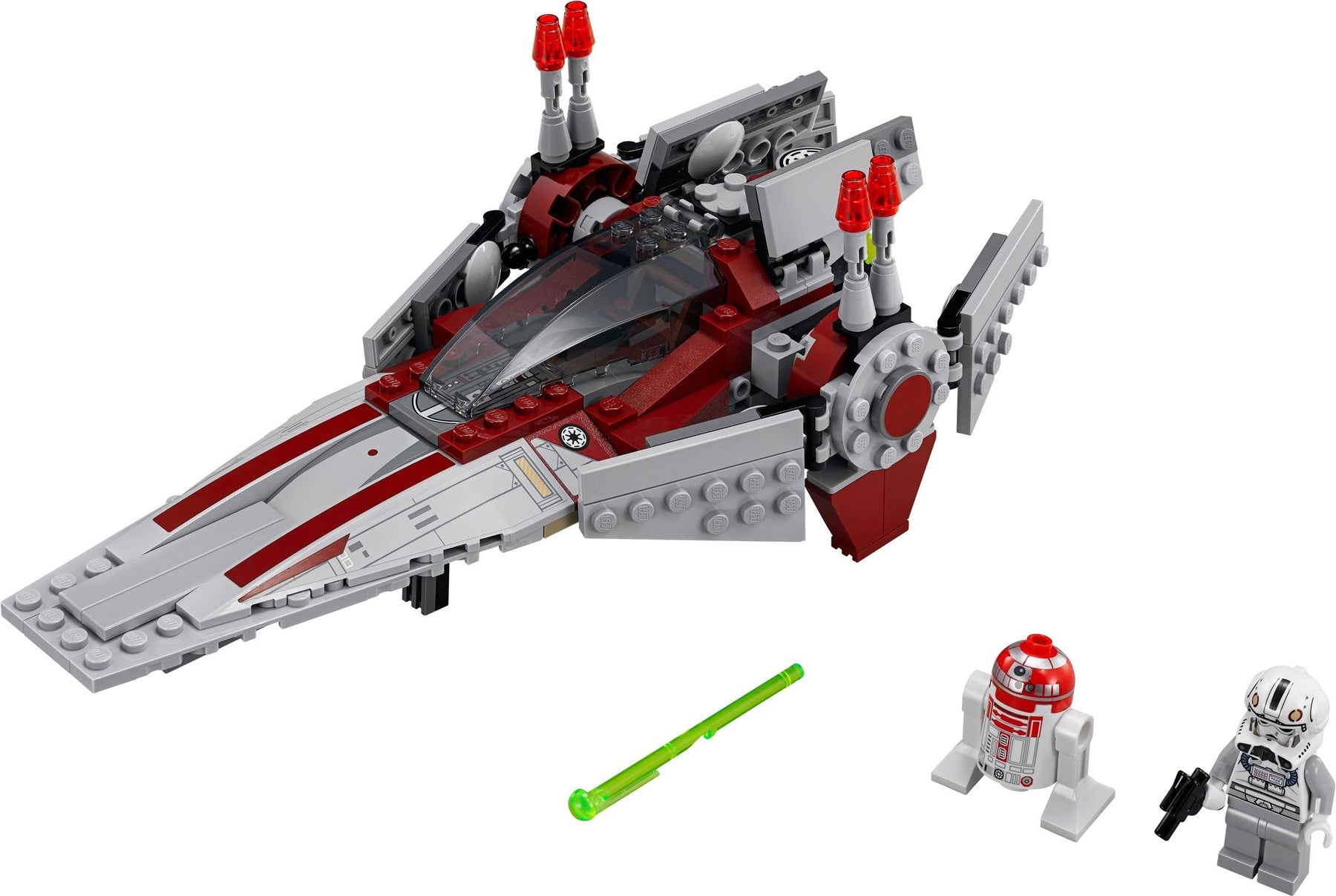 LEGO 75039 V-Wing Starfighter: Anakin's Mustafar Rescue - SuperSaverAU - view 2