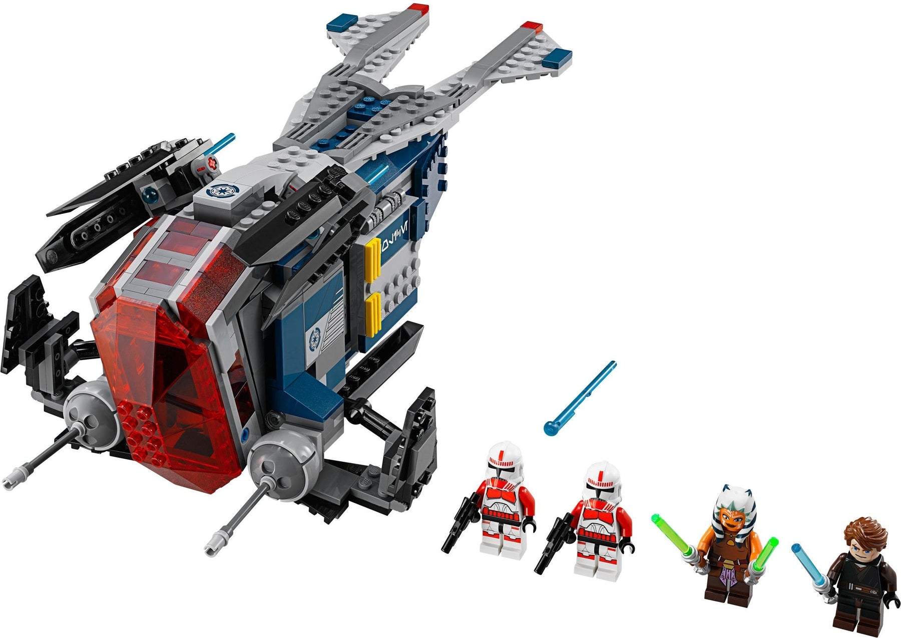 LEGO 75046 Coruscant Police Gunship - Anakin & Ahsoka - SuperSaverAU - view 2
