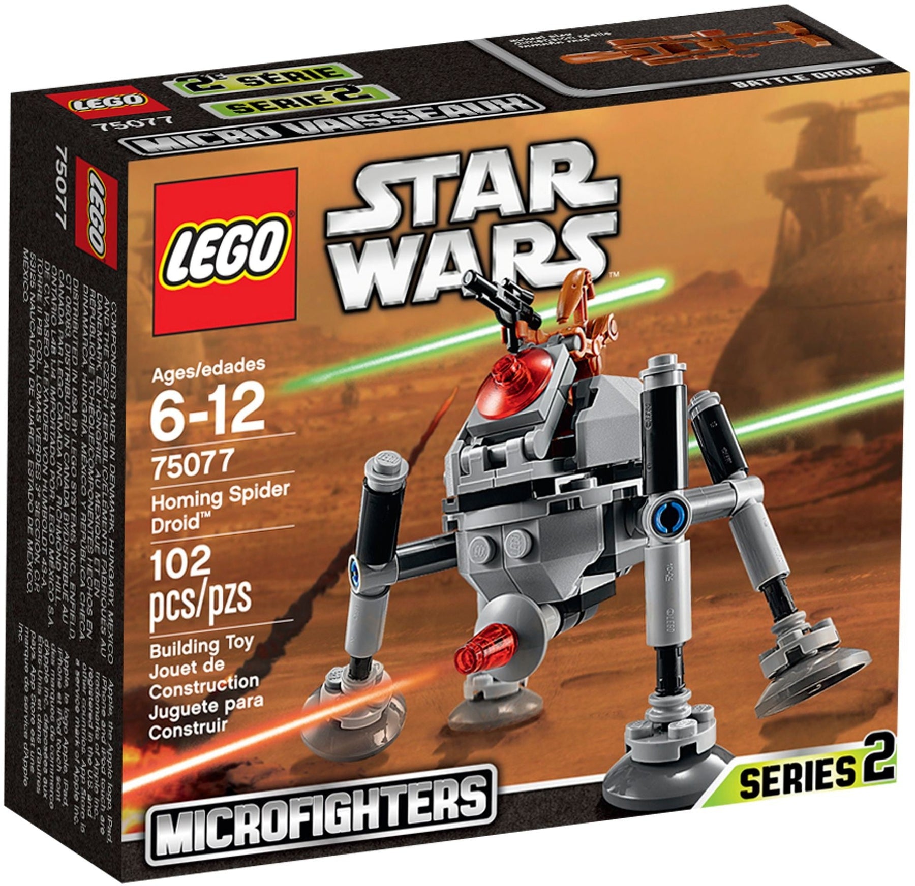 LEGO Star Wars Homing Spider Droid 75078- Auzzi Store