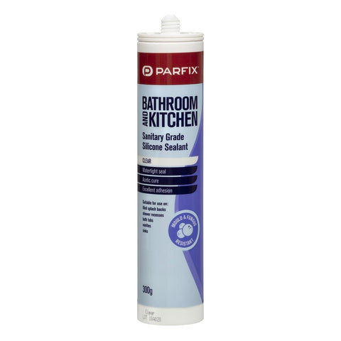 Parfix Clear Bathroom and Kitchen Silicone - 300g - Silicone - Mould Resistant - SuperSaverAU - view 1