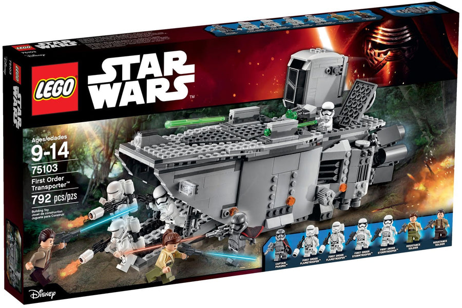 LEGO 75103 First Order Transporter - Star Wars - SuperSaverAU - view 1