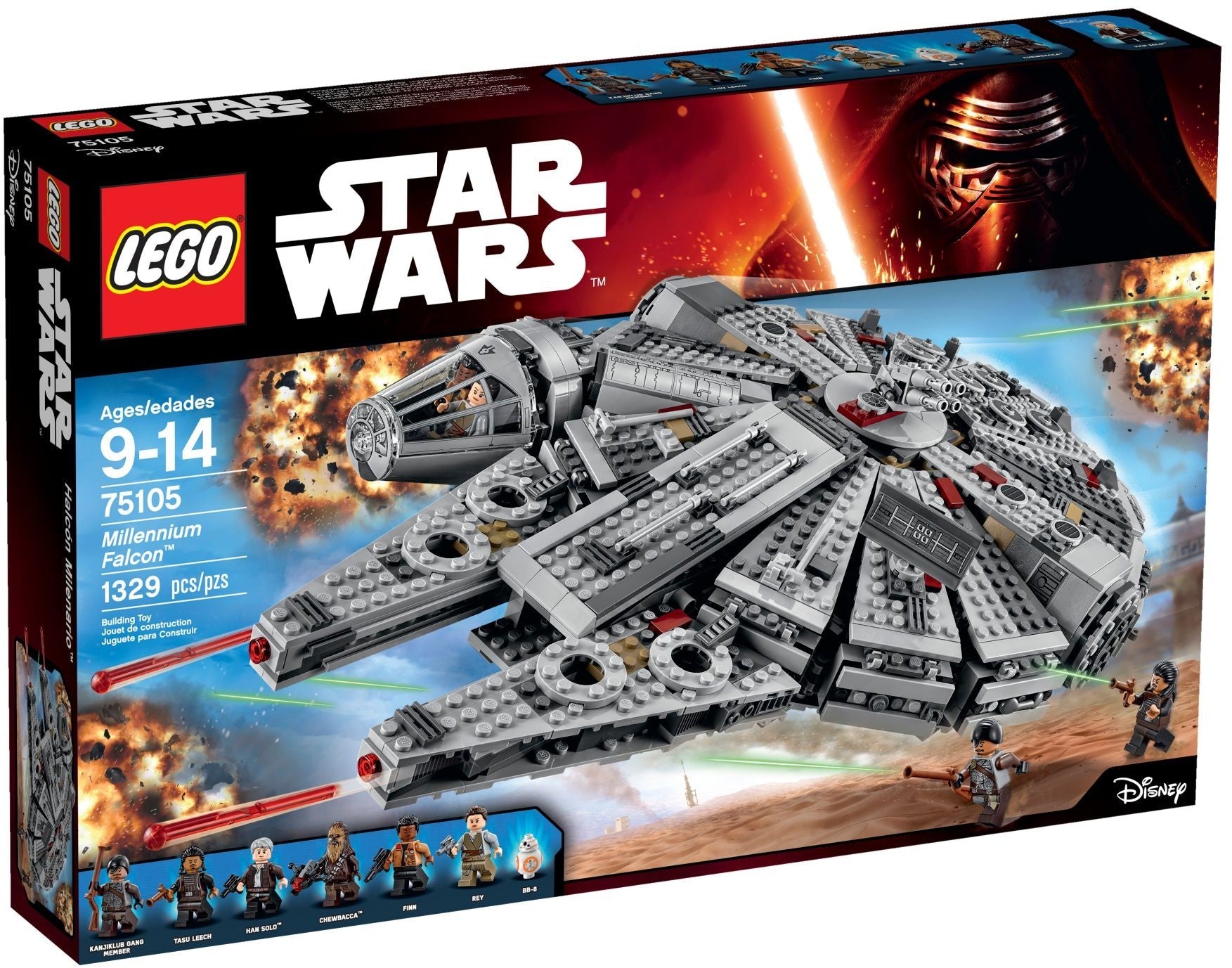 LEGO 75105 Millennium Falcon - Star Wars: The Force Awakens - SuperSaverAU - view 1