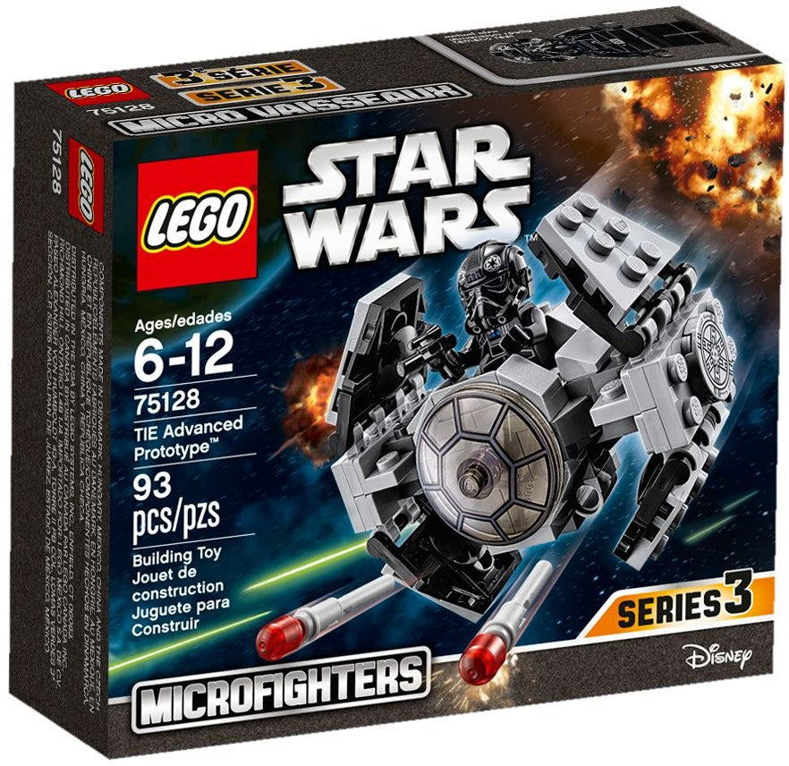 LEGO 75128 TIE Advanced Prototype Microfighter Star Wars Rebels