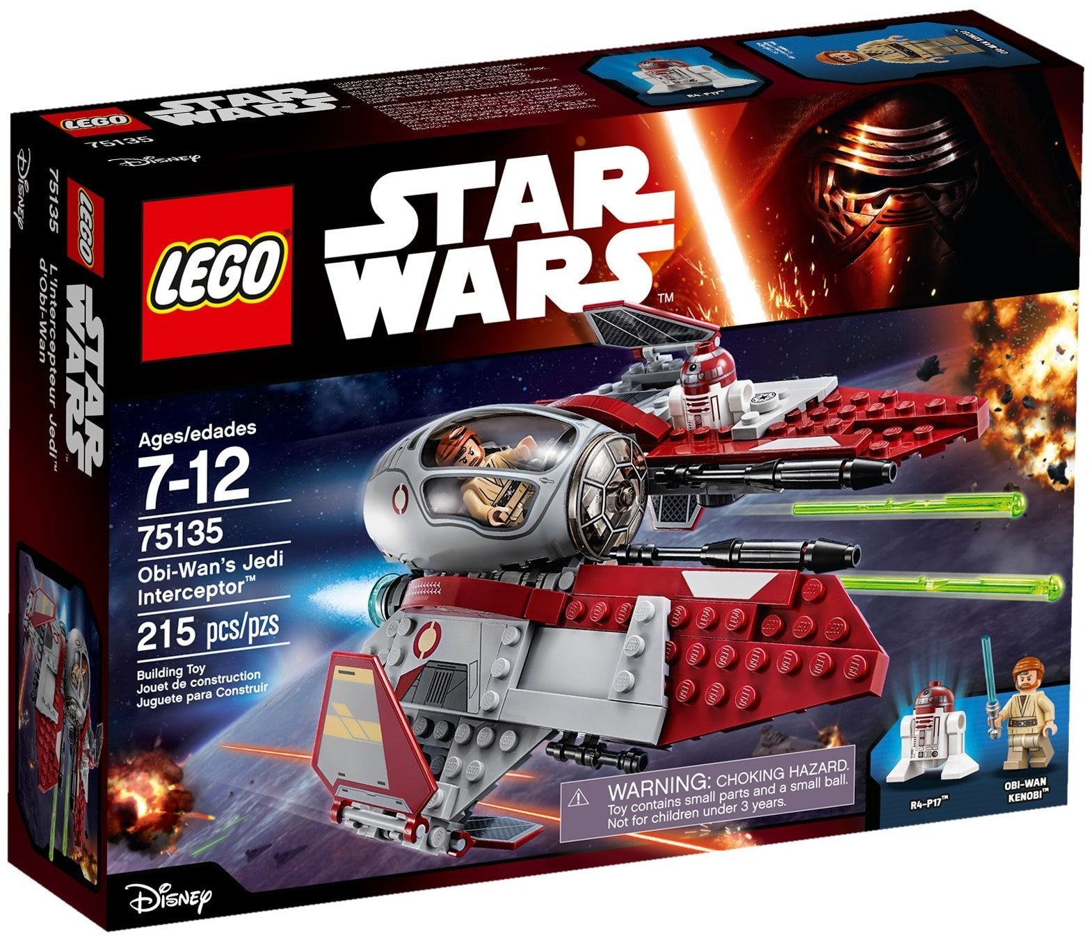 LEGO 75135 Obi-Wan's Jedi Interceptor - Star Wars Starship - SuperSaverAU - view 1
