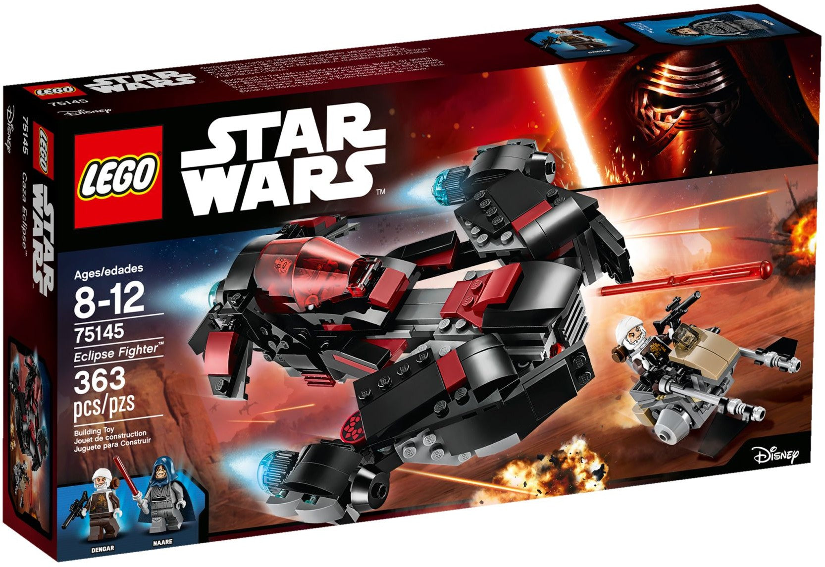 LEGO 75145 Eclipse Fighter - Naare & Dengar - SuperSaverAU - view 1