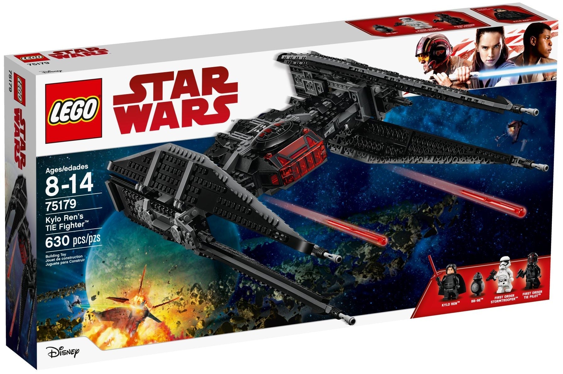 LEGO 75179 Kylo Ren's TIE Fighter Star Wars Set - SuperSaverAU - view 1
