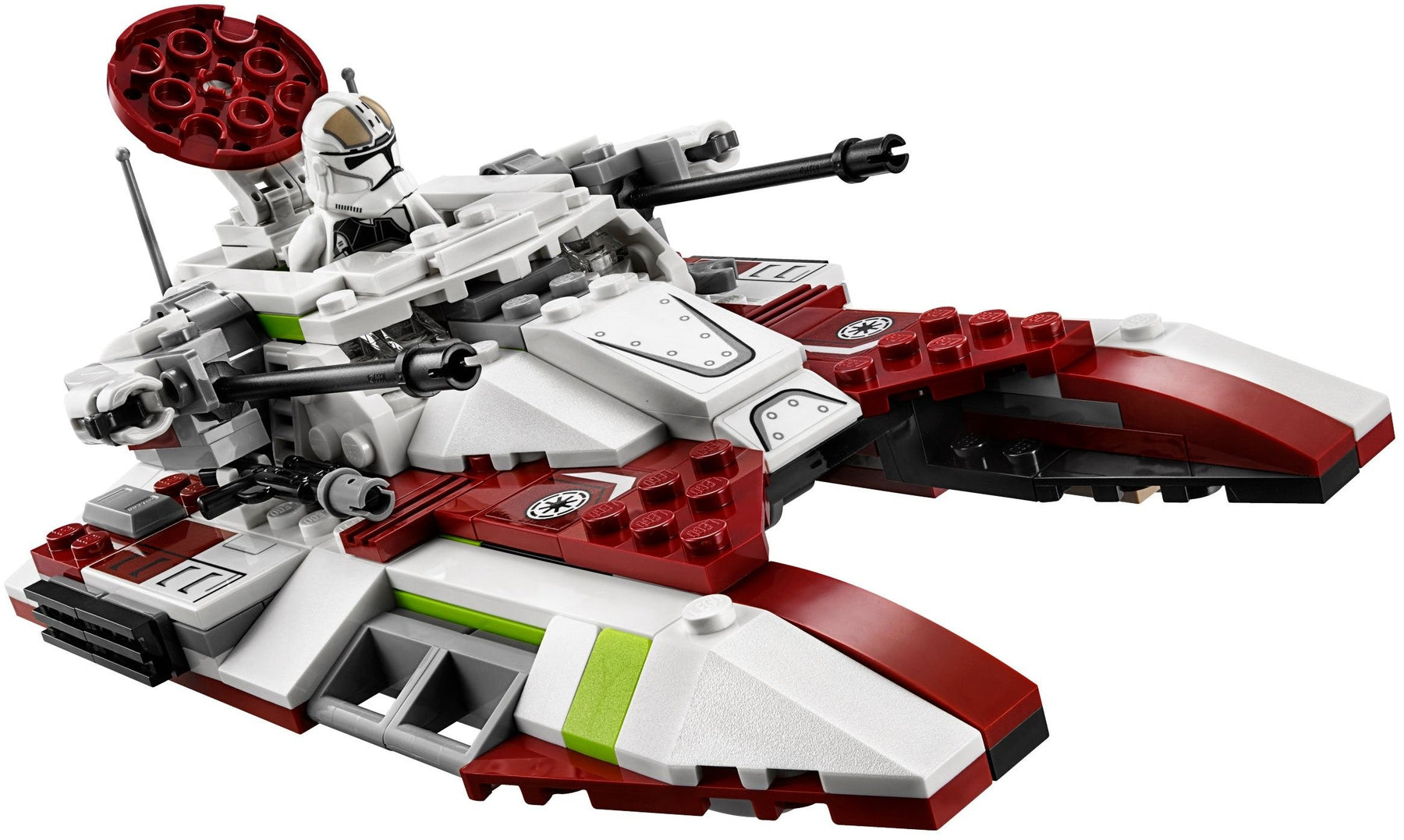 LEGO 75182 Republic Fighter Tank - Aayla Secura & Clone Trooper - SuperSaverAU - view 2