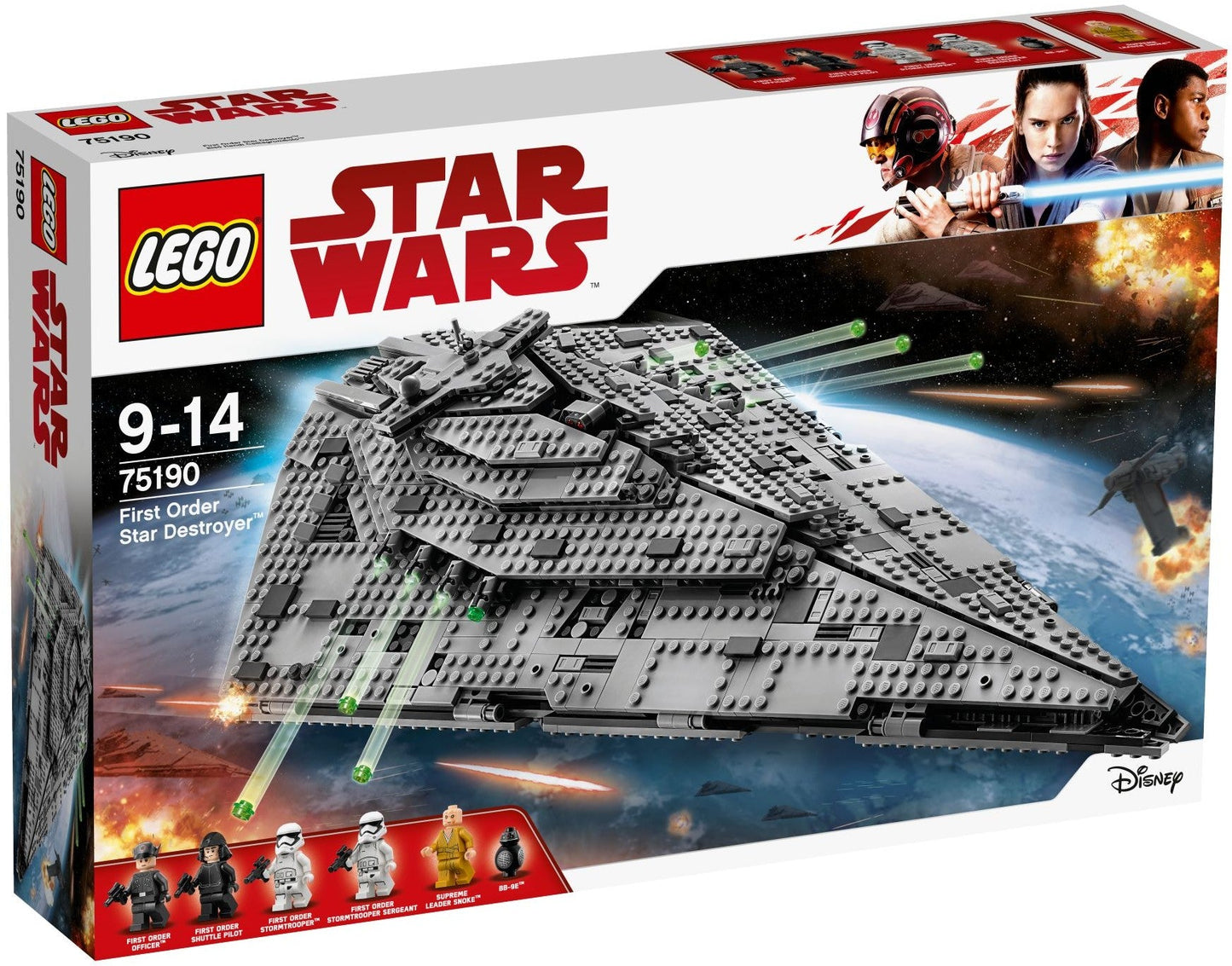 LEGO 75190 First Order Star Destroyer - 1400+ Piece Set