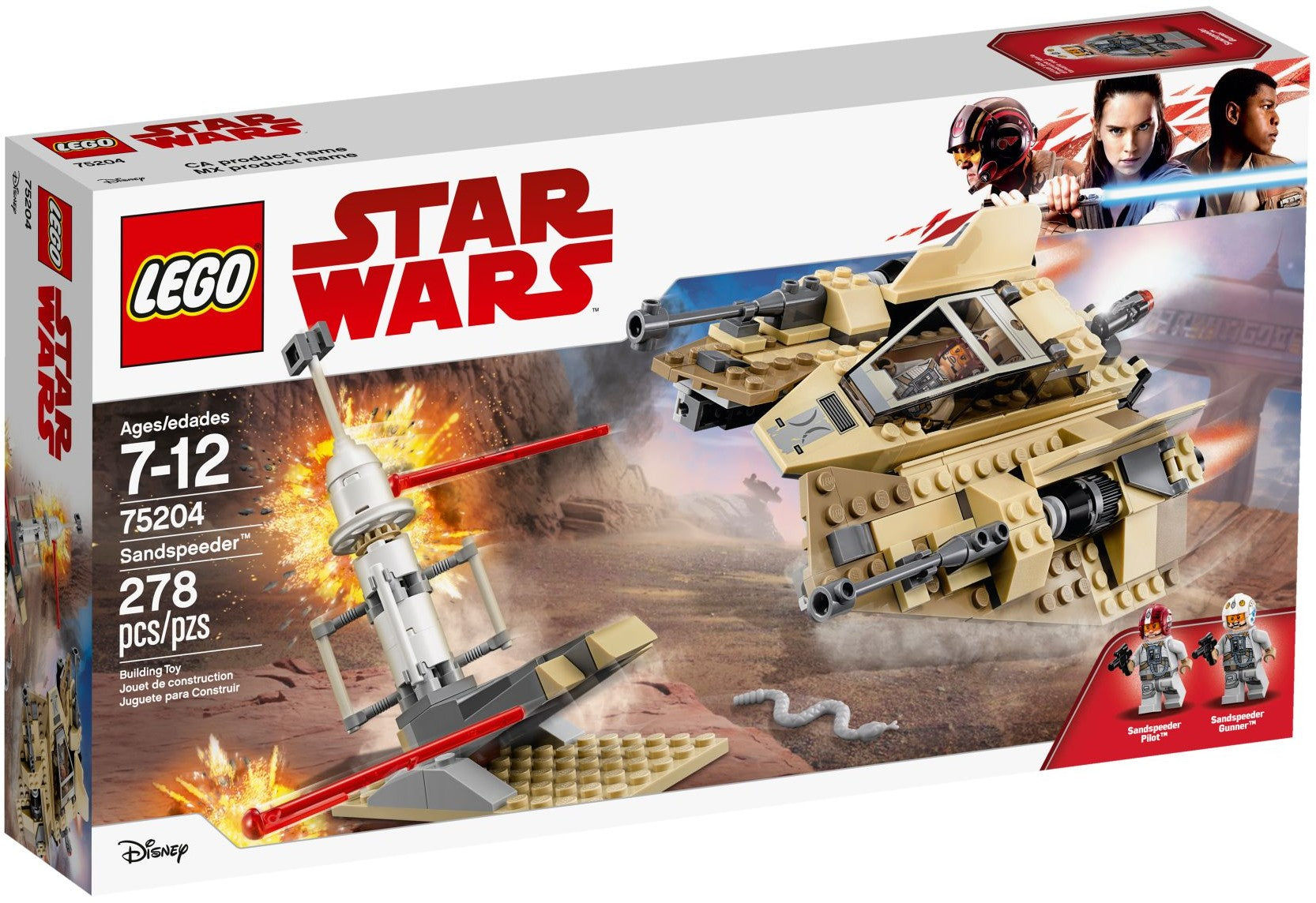 LEGO 75204 Sandspeeder: Desert Camo Star Wars Set - SuperSaverAU - view 1
