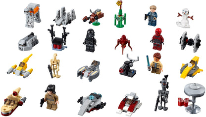 LEGO 75213 Star Wars Advent Calendar 2018 - Minifigures, Starships & More