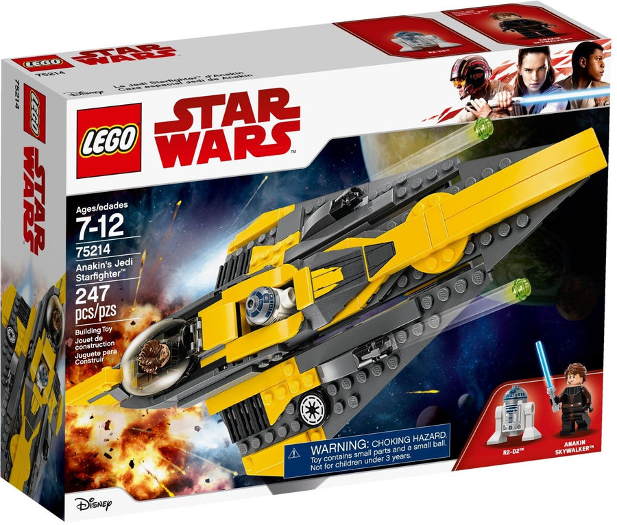 LEGO 75214 Anakin's Jedi Starfighter + R2-D2 - SuperSaverAU - view 1