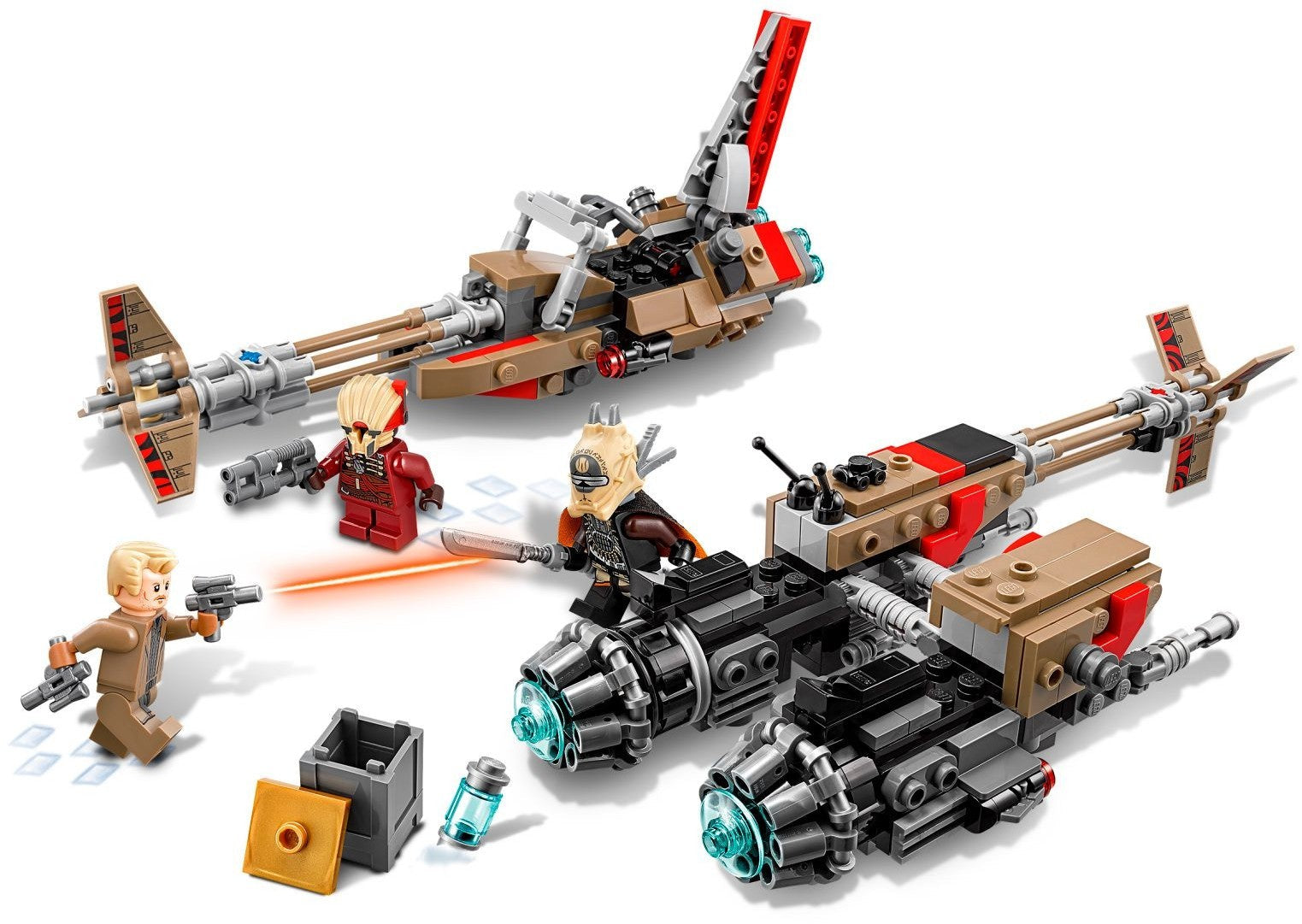 LEGO 75215 Cloud-Rider Swoop Bikes: Enfys Nest & Weazel Chase - SuperSaverAU - view 3