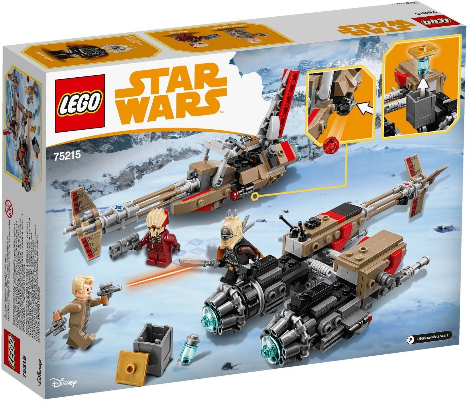 LEGO 75215 Cloud-Rider Swoop Bikes: Enfys Nest & Weazel Chase - SuperSaverAU - view 4