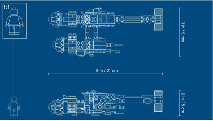 LEGO 75215 Cloud-Rider Swoop Bikes: Enfys Nest & Weazel Chase