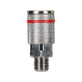Powerfit Male Coupler - 1/4" BSP - Steel - Ryco Style - SuperSaverAU - view 1