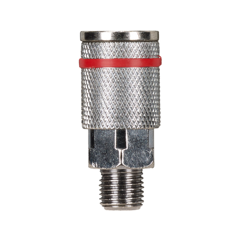 Powerfit Male Coupler - 1/4" BSP - Steel - Ryco Style - SuperSaverAU - view 1