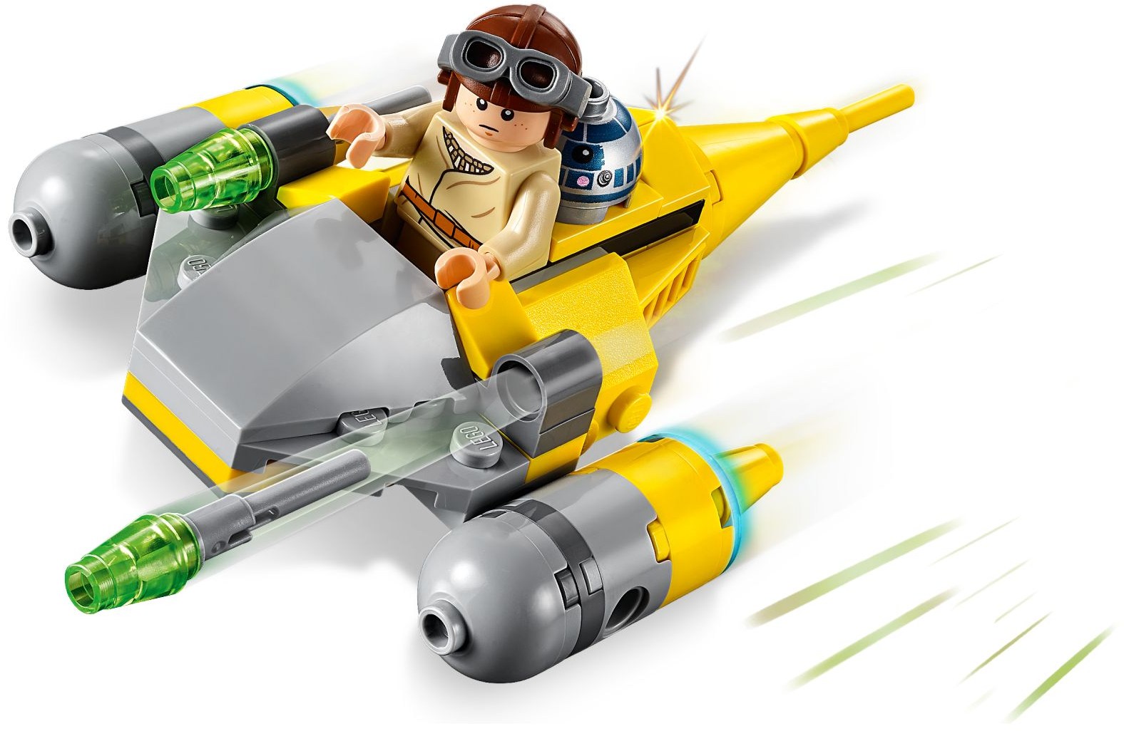 LEGO 75223 Naboo Starfighter Microfighter - Anakin & R2-D2 - SuperSaverAU - view 2
