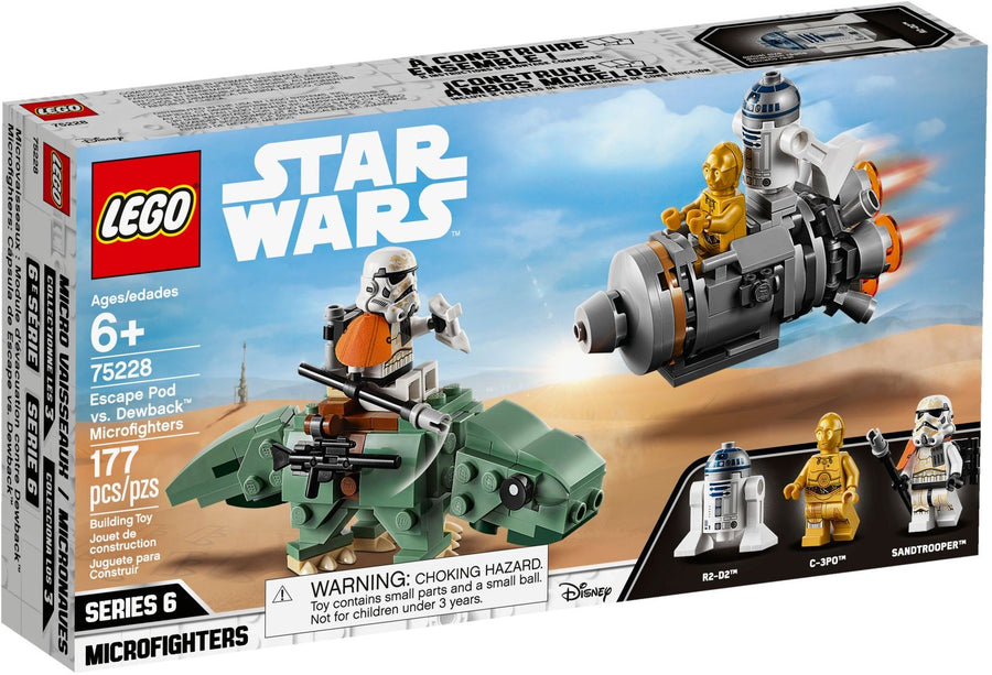 LEGO 75228 Escape Pod vs. Dewback Microfighters - SuperSaverAU - view 1