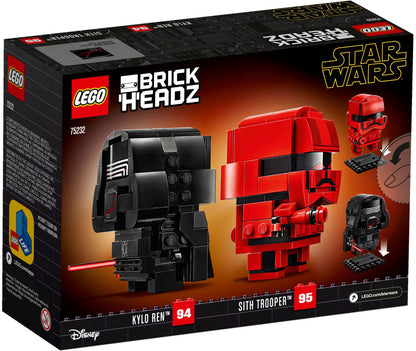 LEGO Brickheadz 75232 Kylo Ren & Sith Trooper Collectable Building Set- Auzzi Store