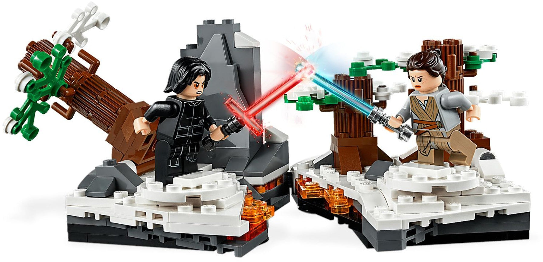 LEGO 75236 Duel on Starkiller Base: Rey vs. Kylo Ren - SuperSaverAU - view 2