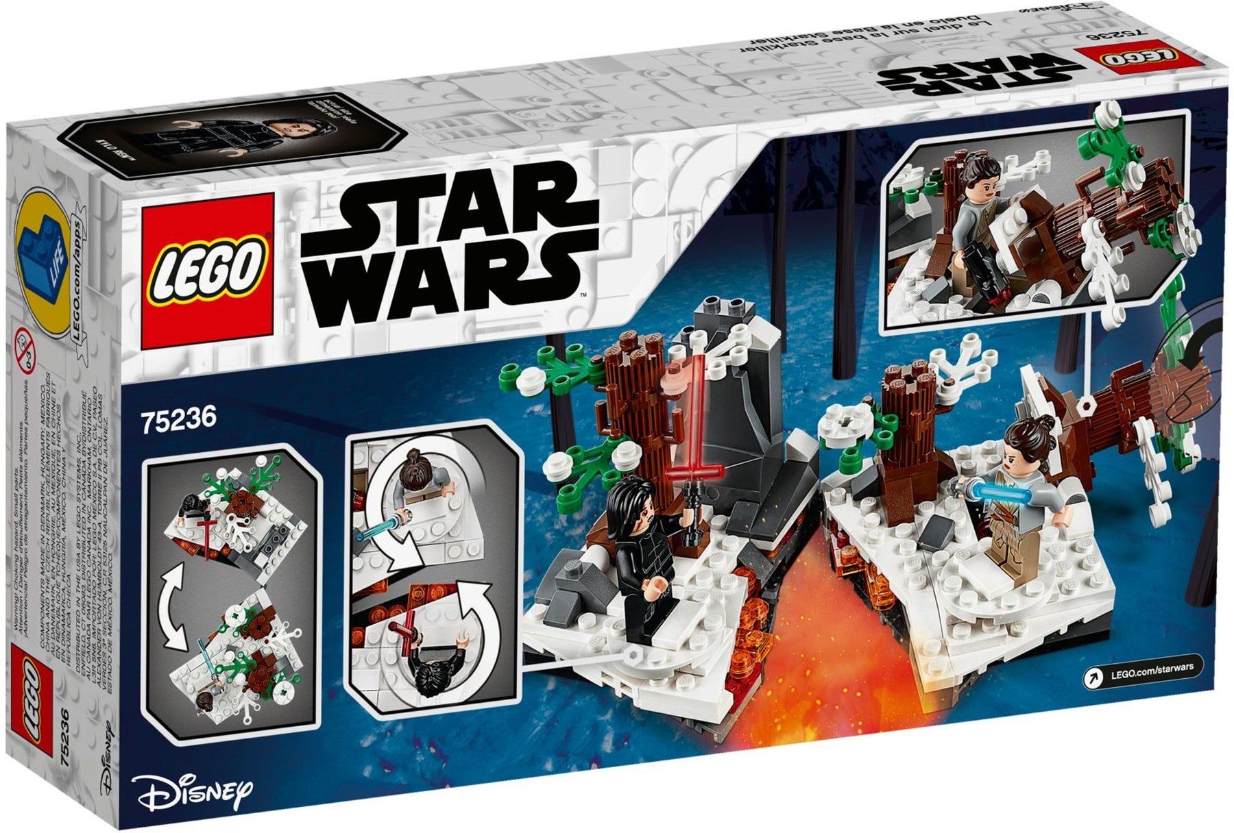 LEGO 75236 Duel on Starkiller Base: Rey vs. Kylo Ren - SuperSaverAU - view 4