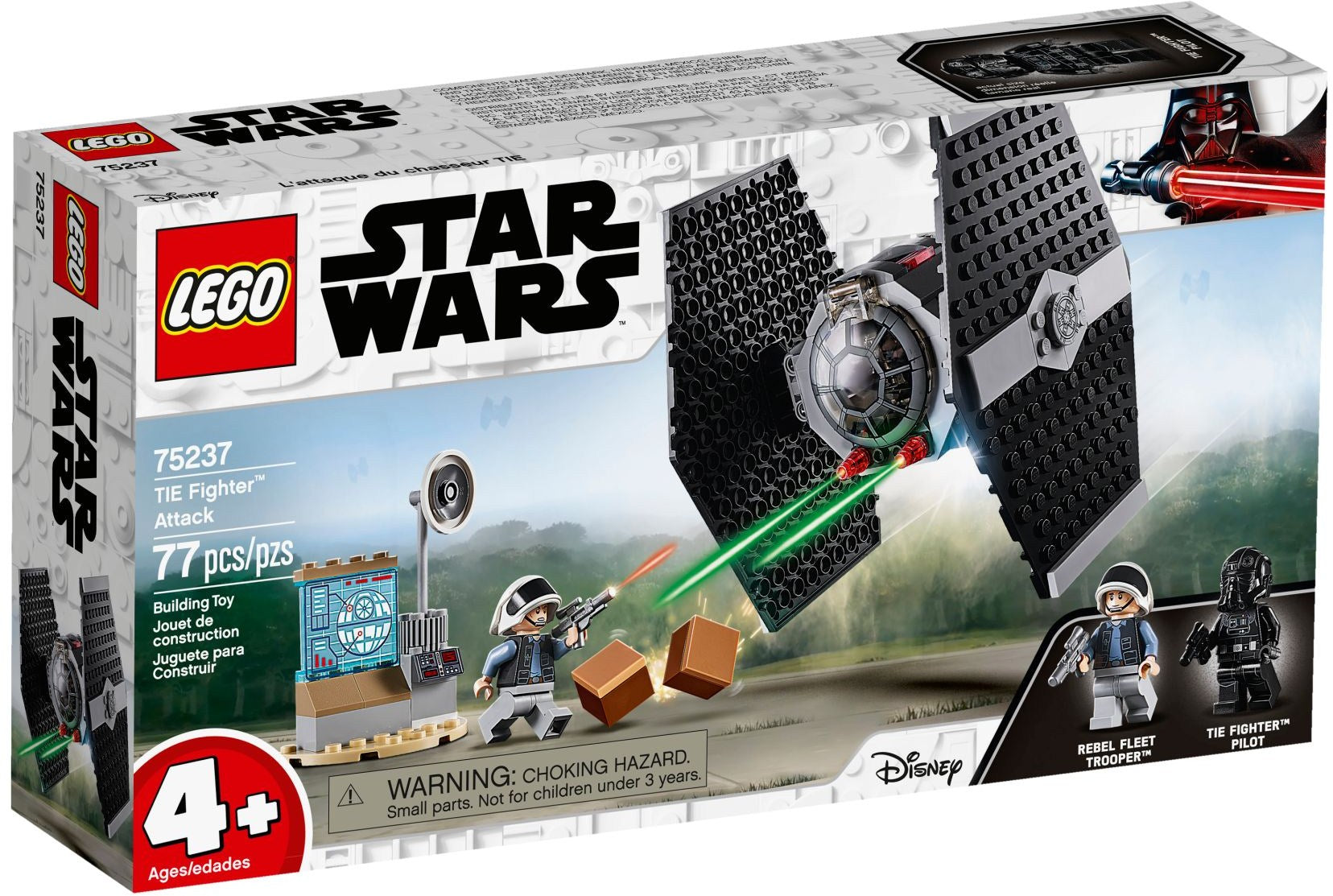 LEGO 75237 TIE Fighter Attack Starship 4+ Building Set - SuperSaverAU - view 1