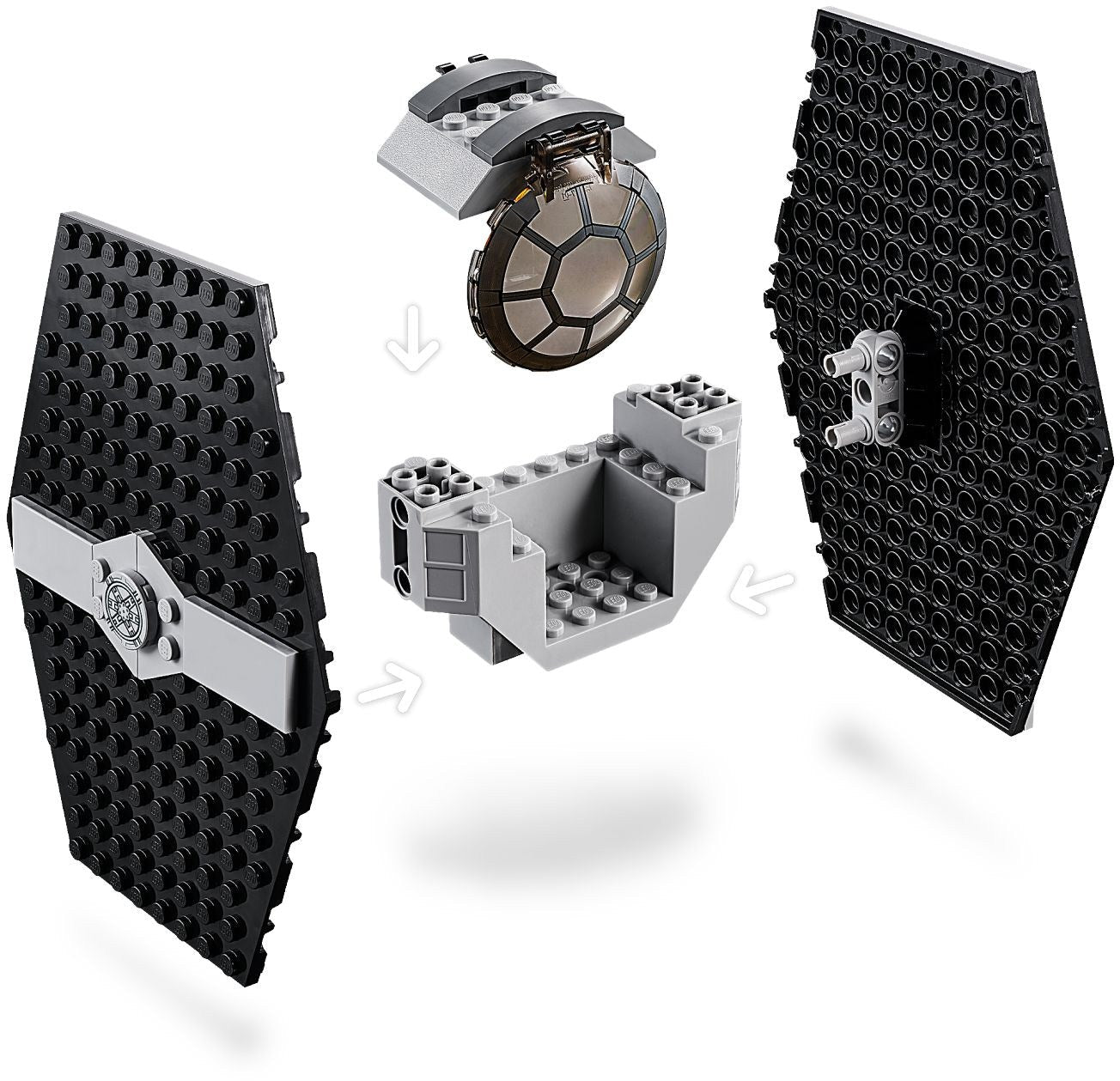 LEGO 75237 TIE Fighter Attack Starship 4+ Building Set - SuperSaverAU - view 3