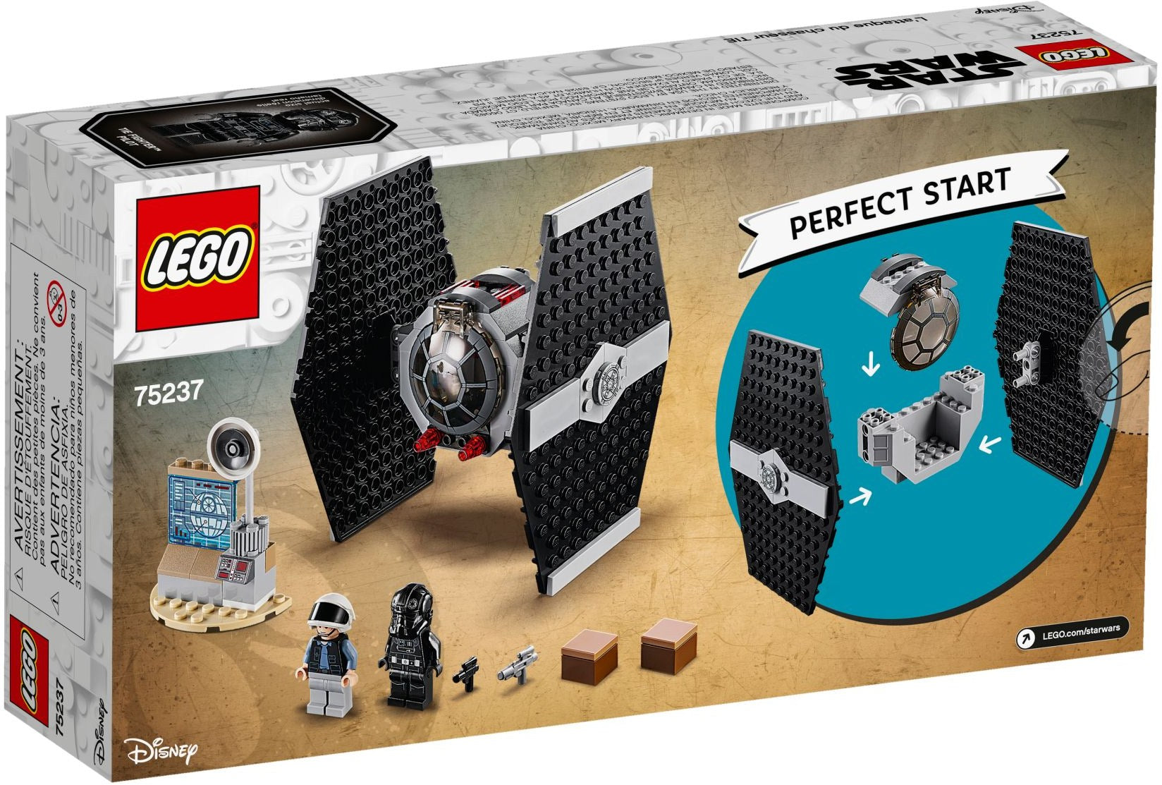 LEGO 75237 TIE Fighter Attack Starship 4+ Building Set - SuperSaverAU - view 4