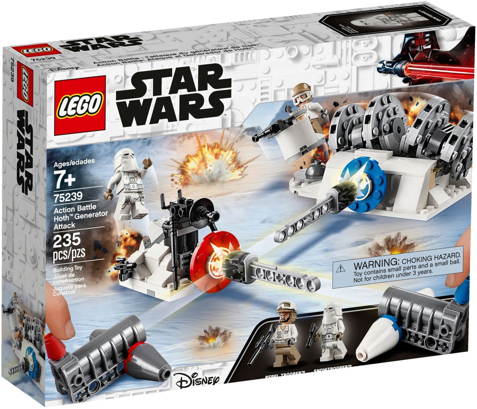LEGO Star Wars The Empire Strikes Back Action Battle Hoth Generator Attack 75240- Auzzi Store