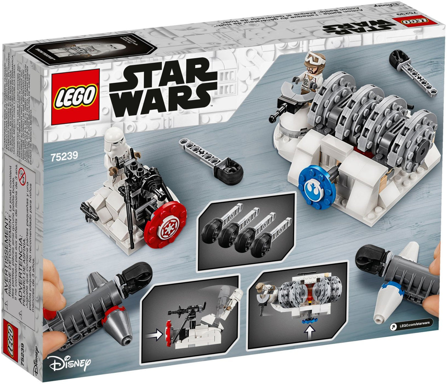LEGO Star Wars The Empire Strikes Back Action Battle Hoth Generator Attack 75240- Auzzi Store