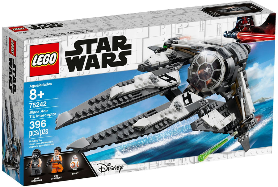 LEGO 75242 Black Ace TIE Interceptor - Star Wars Resistance - SuperSaverAU - view 1