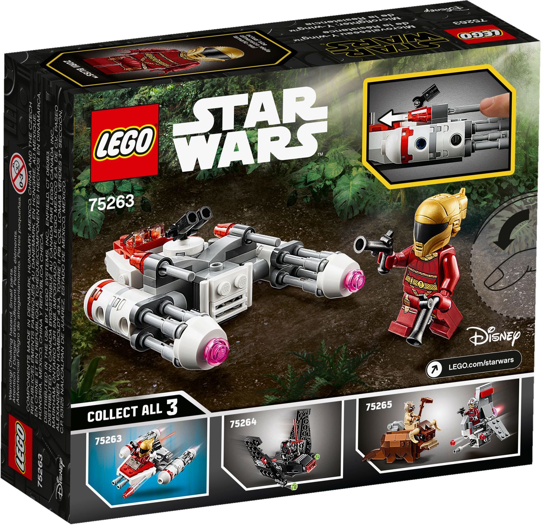 LEGO 75263 Resistance Y-wing Microfighter Star Wars - SuperSaverAU - view 4